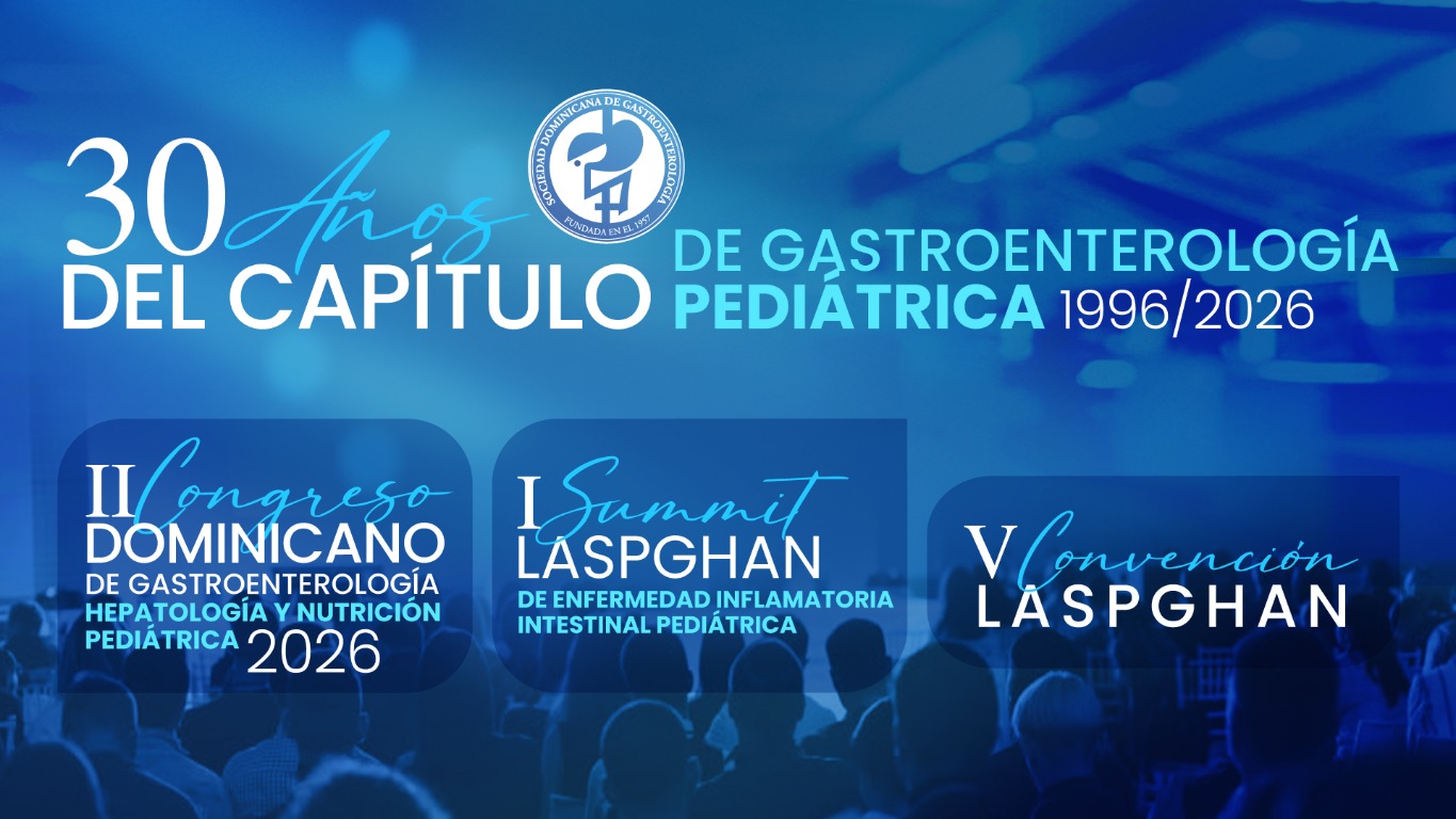 Afiche de los 30 años del Capítulo de Gastroenterología Pediátrica